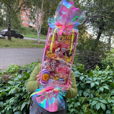 Гига конфета розовая