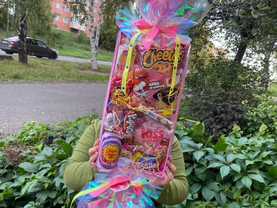Гига конфета розовая
