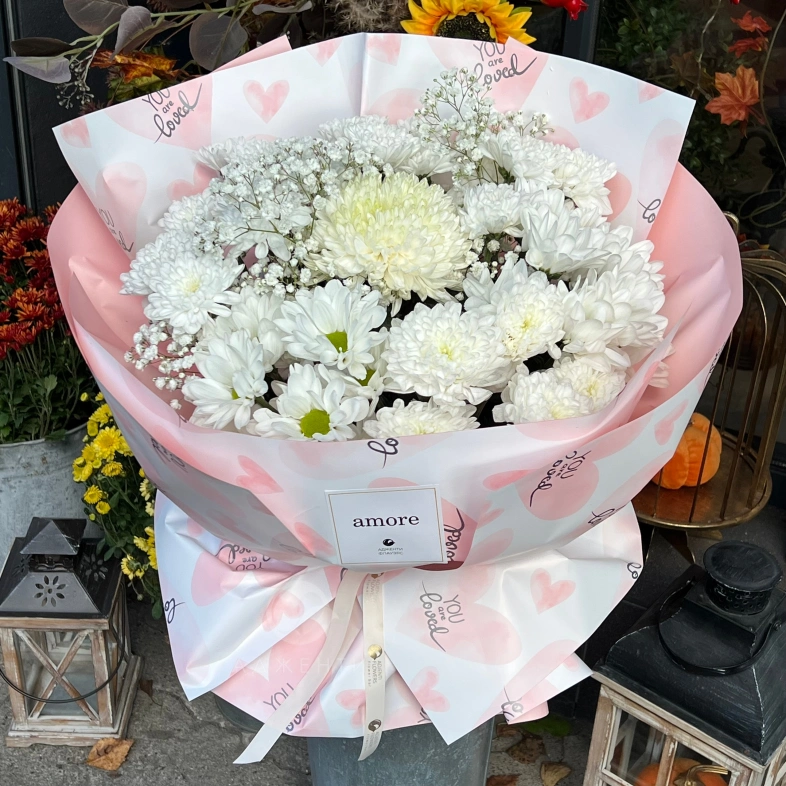 Букет &laquo;Сердце персика&raquo;
